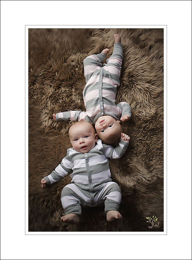 Baby photography twins